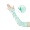 INSPIRE CHIC Women's Fingerless Satin Elbow Long Gloves 1 Pair - 3 of 4