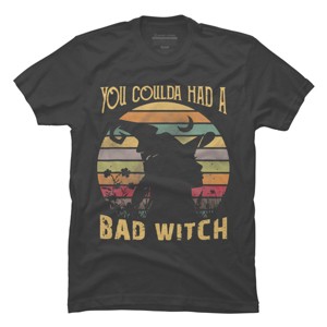 Men's Design By Humans Halloween Funny You Coulda Had Bad Witch By Ering T-Shirt - 1 of 4