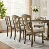 Retro Solid Wood Dining Chairs Set Of 2,Armless Chair With Upholstered Seats And Solid Rubber Wood Frame For Living Room,Kitchen-Coolbibila - 3 of 4