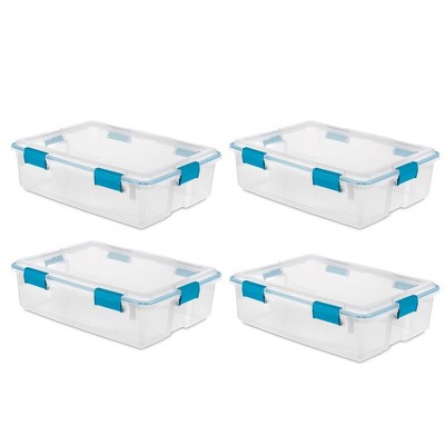 Multipurpose Plastic Under-Bed Storage Tote Bins