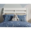 AFI Furnishings Savannah Twin Solid Wood Low Profile Platform Bed in White - 4 of 4