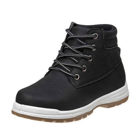 Beverly Hills Polo Club Boys Lace-up Closure Hi-top Boots - Black, 1 ...