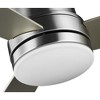 Progress Lighting Trevina II 3-Light Ceiling Fan, Steel, Satin White, Opal Shade - 2 of 4