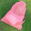 Generic 2 Packs Swim Bag Mesh Drawstring Backpack Oversized, Large Mesh Drawstring Backpack - 3 of 4