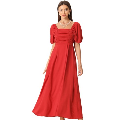 Target red clearance maxi dress