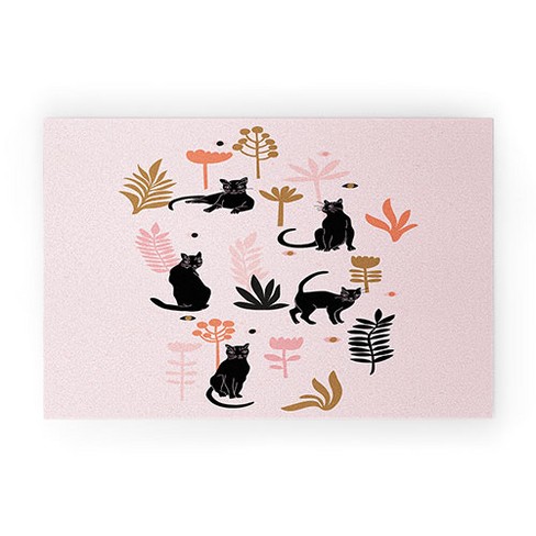 Anneamanda cat garden Welcome Mat - Deny Designs - image 1 of 3