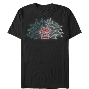 Men's One Hundred and One Dalmatians Cruella Neon Light T-Shirt - 1 of 4