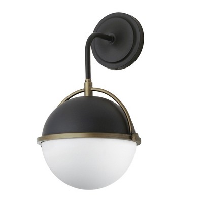 Maxim Lighting Duke 1 - Light Wall Light in  Black/Weathered Brass