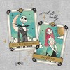 Women's The Nightmare Before Christmas Jack and Sally Tarot Cards T-Shirt - 2 of 4