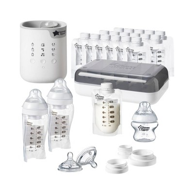 Tommee Tippee Pump And Go Complete Breast Milk Feeding Starter Set - 28ct
