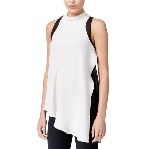 Rachel Roy Womens Asymmetrical Tank Top, White, Medium - 1 of 1