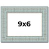 PosterPalooza | Photo Size Refined Blue Picture Frame - UV Acrylic, Foam Board Backing, Hanging Hardware - 2 of 4