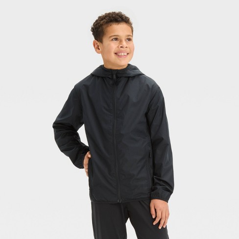 Boys black windbreaker on sale