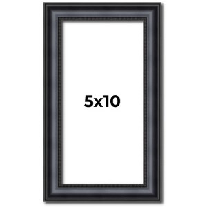 PosterPalooza | Panoramic Linear Black Picture Frame - UV Acrylic, Foam Board Backing, Hanging Hardware - 1 of 4