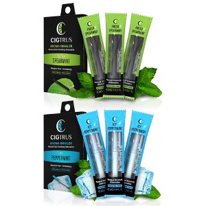 Cigtrus Oral Fixation Flavored Air Inhaler, Natural Habit Replacement, Stress Relief, 6 Pack - 1 of 4