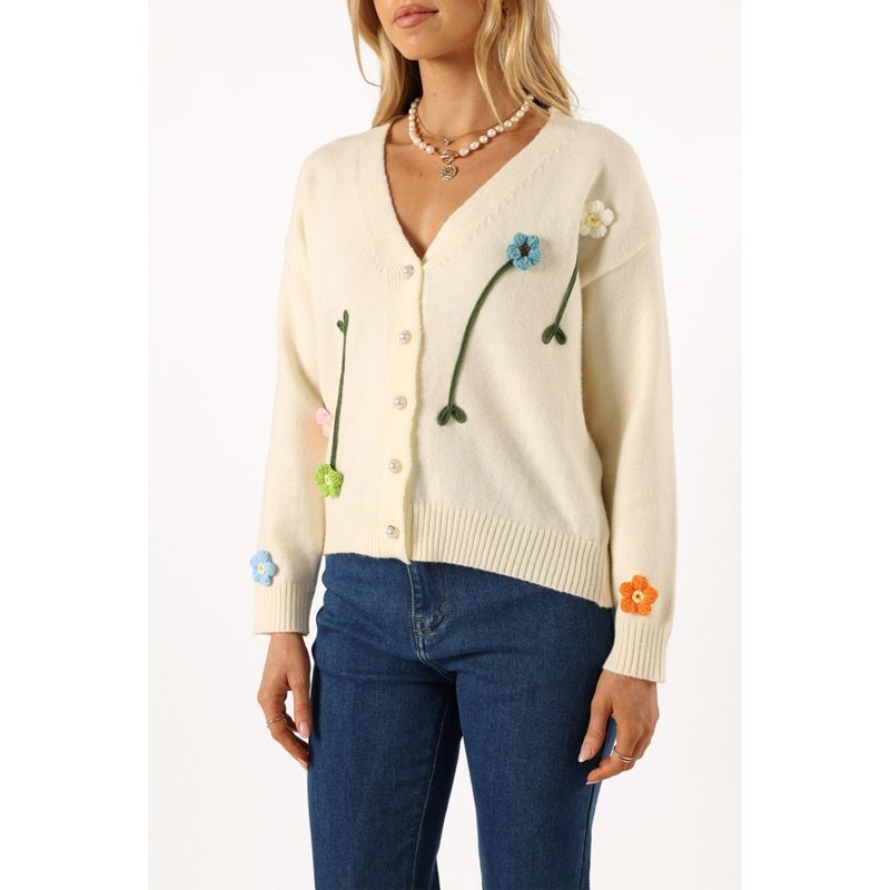 Petal and Pup Womens Reign Flower Cardigan, 5 of 7