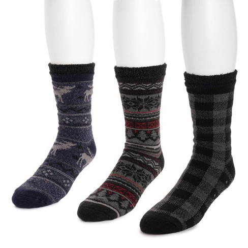 Muk luks men's online slipper socks