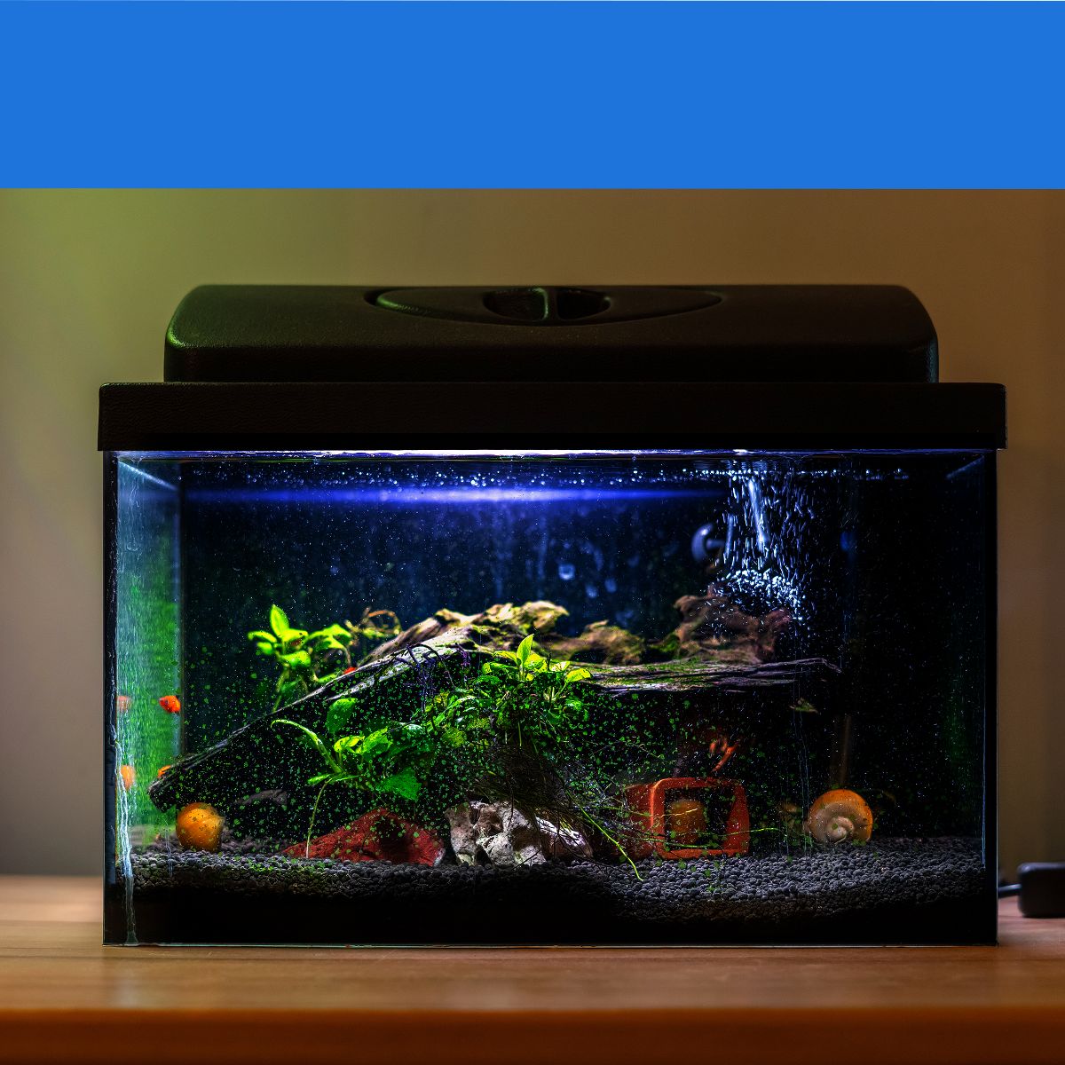 Unique Bargains Aquarium Background Aquarium Background Static Cling Fish Tank Background 1 Set - thumbnail 5