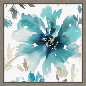Amanti Art Finesse II (Flower) by Isabelle Z Canvas Wall Art Print Framed 16 x 16-in. - 1 of 4