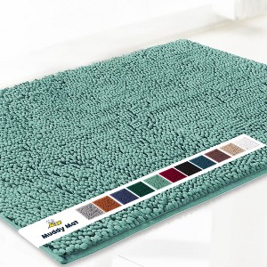 Muddy Mat Highly Absorbent  Soft Chenille Door Mat and Pet Rug Non Slip Thick Washable Area and Bath Mat for Indoor and Outdoor - 1 of 2