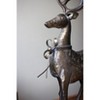 Rustic Distressed Metal Reindeer – 32 Inch Set of Two Figurines by Kalalou - 2 of 4