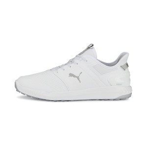 Puma Men's Ignite Elevate Spikeless Golf Shoes - White/Silver - 1 of 1