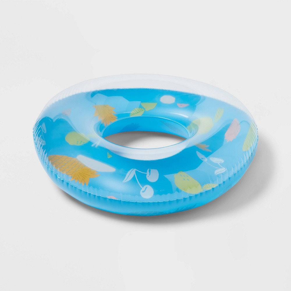 36" Inflatable Fruit Design Swim Tube - Sun Squad™ (Case of 16)