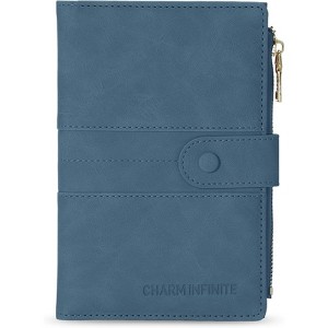 Clotth Travel Wallet - Slim RFID Blocking Passport Holder for Women & Men with Zipper Pocket & Card Slot,Fashionable & Easy-to-Use Organizer - 1 of 4