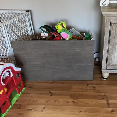  Child Craft Harmony 33” Wood Toy Box, Large Storage Chest,  Plenty of Storage, 2 Safety Hinges, Standard Ventilation Hole on Back, 6  Cubic Feet of Storage (Dusty Heather) : Everything Else