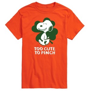 Men's - Peanuts - Too Cute To Pinch Short Sleeve Graphic T-Shirt - 1 of 4
