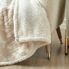 Plazatex Alaska Decorative Super Soft Throw Blanket for Sleep/Decor 2 Pack 50" x 60" Beige - 3 of 4
