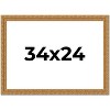 PosterPalooza | Contemporary Gold Picture Frame - UV Acrylic, Backing Board, Hanging Hardware Included - 2 of 4