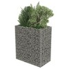 vidaXL Gabion Raised Bed Galvanized Steel 35.4"x19.7"x39.4" - 4 of 4