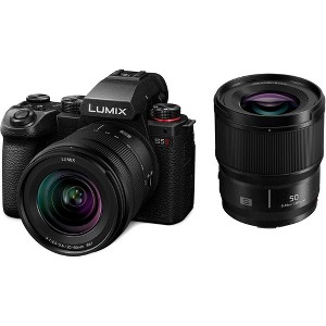 Panasonic Lumix S5II Full-Frame Mirrorless Camera w/ 20-60mm F3.5-5.6 and 50mm F1.8 Lens - 1 of 4