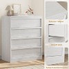 4 Drawer Dresser for Bedroom,Nightstand 4 Chest of Drawers with Large Storage - 4 of 4