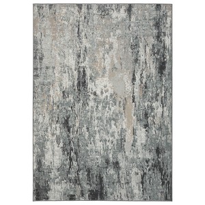 COZONY Modern Abstract Washable Runner Rug, Non-Slip Low Pile Stain Resistant - 1 of 4