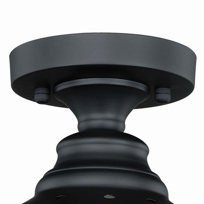 Keenan Oil Rubbed Bronze 12" Glass Bowl Ceiling Light