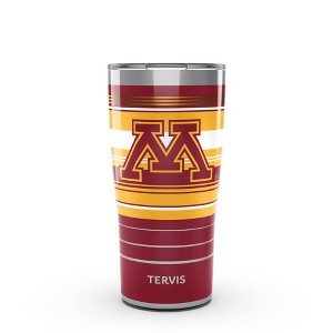 NCAA Minnesota Golden Gophers 20oz Hype Stripes Stainless Steel Tumbler - 1 of 4