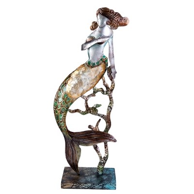 Beachcombers Metal/Capiz Mermaid Left