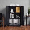 Mshliw Metal Storage Cabinet with Locking Doors & Adjustable Shelf, Foldable Steel Filing Cabinet for Office, School, or Garage - 2 of 4
