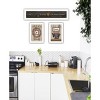 The Primitive Kitchen vignette 3-Piece By Trendy Decor 4U, White Frame - 2 of 3
