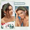 Unique Bargains Women's Fashion Leopard Spot Wide Bow Headbands - 2 of 4