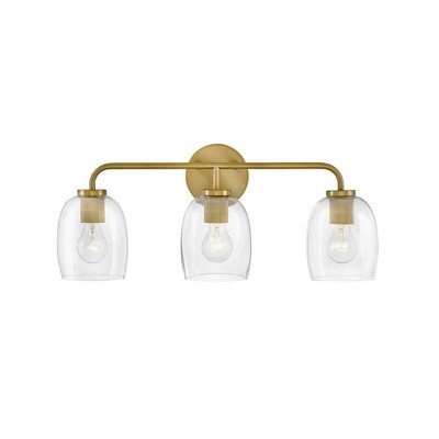 Lark Percy 3 - Light Vanity in  Lacquered Brass