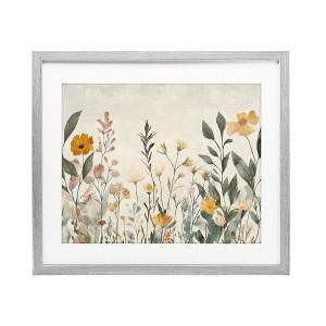 Stupell Industries Shades Of Yellow Flowers Framed Print Under Glass - 1 of 4