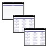 Monthly Desk/Wall Calendar with Plastic Backboard and Bonus Pages, 11 x 8, White/Violet/Red Sheets, 12-Month (Jan-Dec): 2025 - 2 of 4