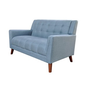 NicBex 52.75 Inch Mid-Century Modern Loveseat Sofa with Tufted Backrest for Living Room,Office,Apartment - 1 of 4