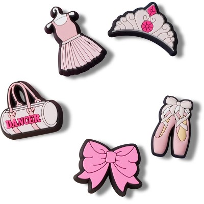 Crocs Jibbitz Ballet Class Lifestyle Shoe Charms 5pk