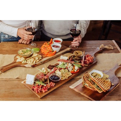 Set of 3 Acacia Wood Paddle Bread Boards