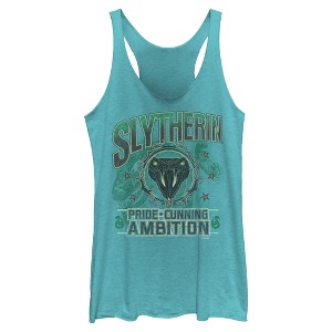 Womens Harry Potter Slytherin Pride and Ambition Racerback Tank - 1 of 4
