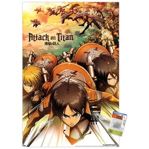 Trends International Attack on Titan - Attack Unframed Wall Poster Prints - 1 of 4